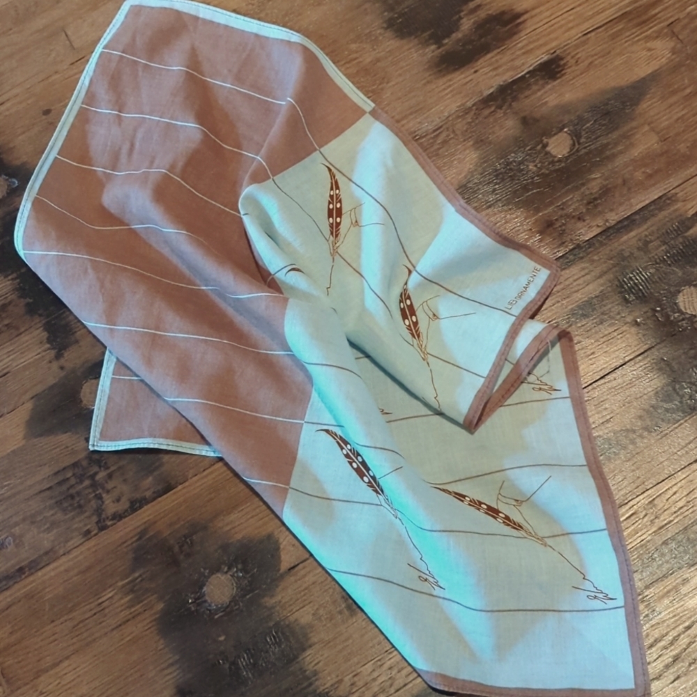 Vintage Collectible LIB Ornamente Scarf